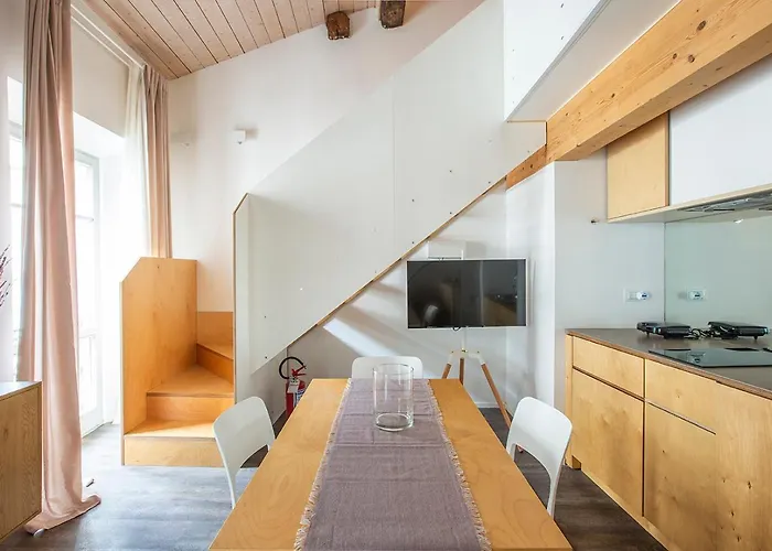 Duplex Di Charme In Centro Como, A 100 Mt Dal *